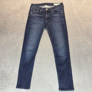 Rag & Bone Womens Jeans Size 28 Stretch Blue Denim Ankle Skinny Inseam 26"